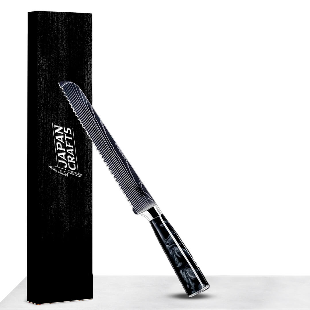 Japanese Chef Knife Set - Black Resin