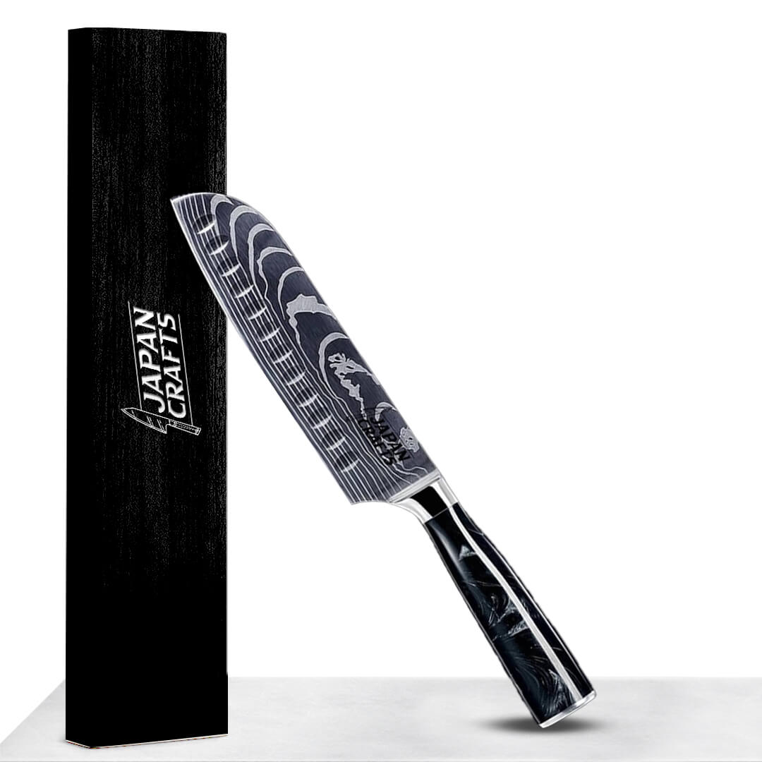 Japanese Chef Knife Set - Black Resin
