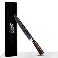 Japanese Chef Knife Set – Brown Wood