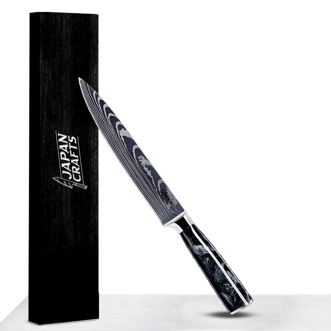 Japanese Chef Knife Set - Black Resin
