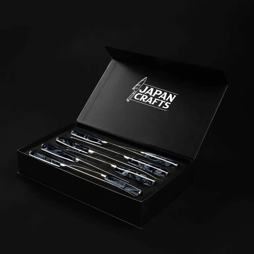 Japanese Chef Knife Set - Black Resin