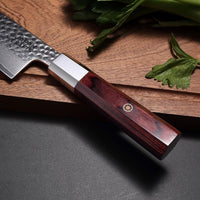 KENSEI Series - Hammered Damascus Chef Knife