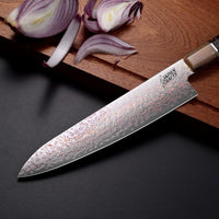 RAIJIN Series - Copper Damascus Knife Set
