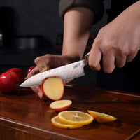 RAIJIN Series - Copper Damascus Knife Set