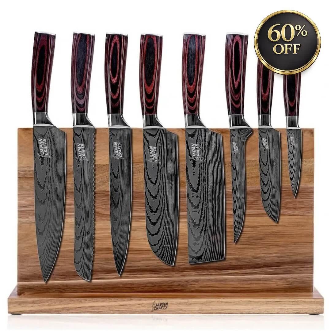KOMOREBI Bundle -  Knifeset and Kuromag knifeholder